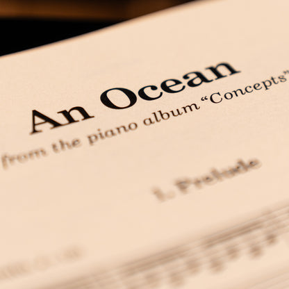 An Ocean (Sheet Music) – Print