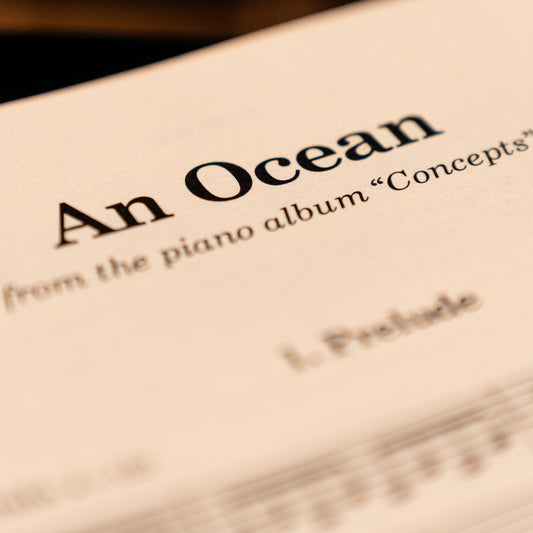 An Ocean (Sheet Music) – Print